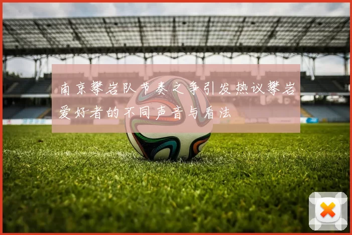 南京攀岩队节奏之争引发热议攀岩爱好者的不同声音与看法