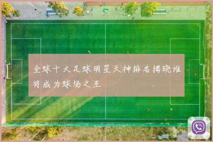 全球十大足球明星天神排名揭晓谁将成为球场之王