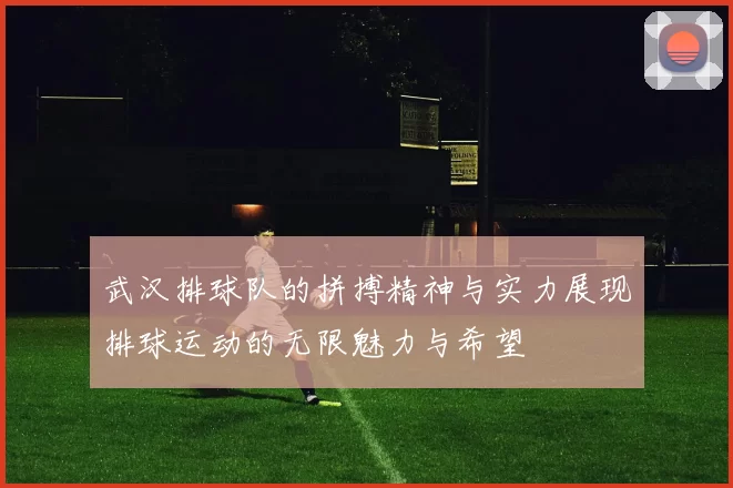 武汉排球队的拼搏精神与实力展现排球运动的无限魅力与希望